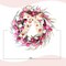 20-Inch Tulip Wreath for Front Door – Pink, White & Purple Artificial Spring & Summer Wreath for Valentine’s Day, Weddings, Window, Wall & Festival Décor